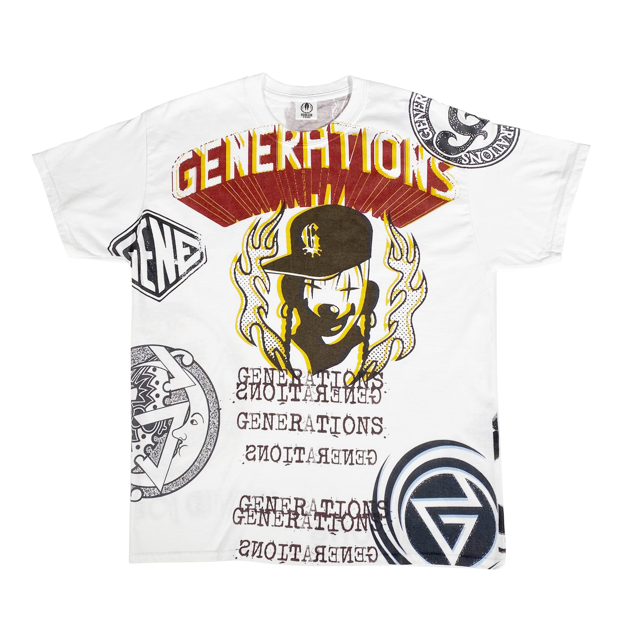 Rising Sun To The World Live Costume Tee Ss Generations Exile Tribe Station Vertical Garage Official Online Store バーチカルガレージ公式通販サイト