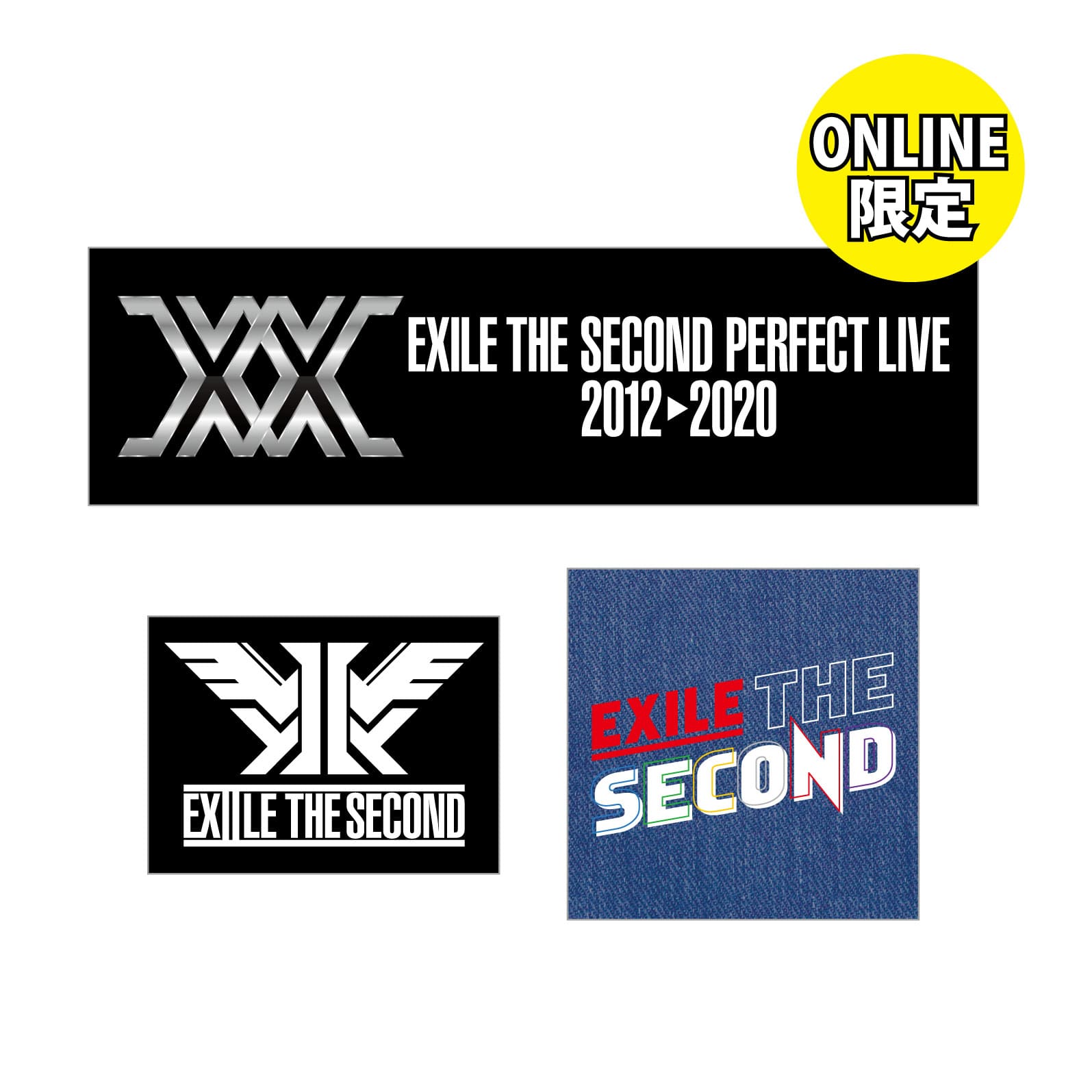 Exile The Second Perfect Live ステッカー3枚セット Exile Tribe Station Vertical Garage Official Online Store バーチカルガレージ公式通販サイト