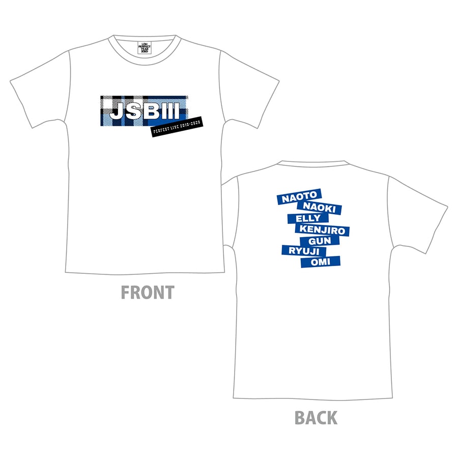 三代目 J Soul Brothers Perfect Live ロゴtシャツ White Exile Tribe Station Vertical Garage Official Online Store バーチカルガレージ公式通販サイト