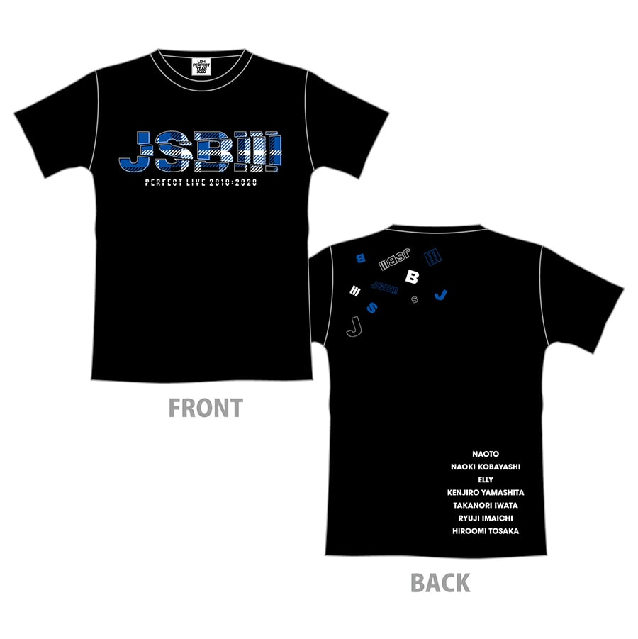 三代目 J Soul Brothers Perfect Live ロゴtシャツ Black Exile Tribe Station Vertical Garage Official Online Store バーチカルガレージ公式通販サイト