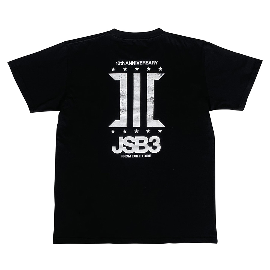 三代目 J Soul Brothers 10th Anniversary Tシャツ Black Exile Tribe Station Vertical Garage Official Online Store バーチカルガレージ公式通販サイト