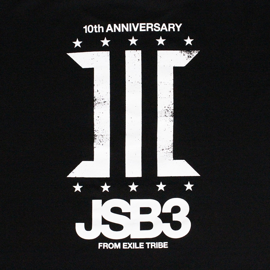 三代目 J Soul Brothers 10th Anniversary Tシャツ Black Exile Tribe Station Vertical Garage Official Online Store バーチカルガレージ公式通販サイト