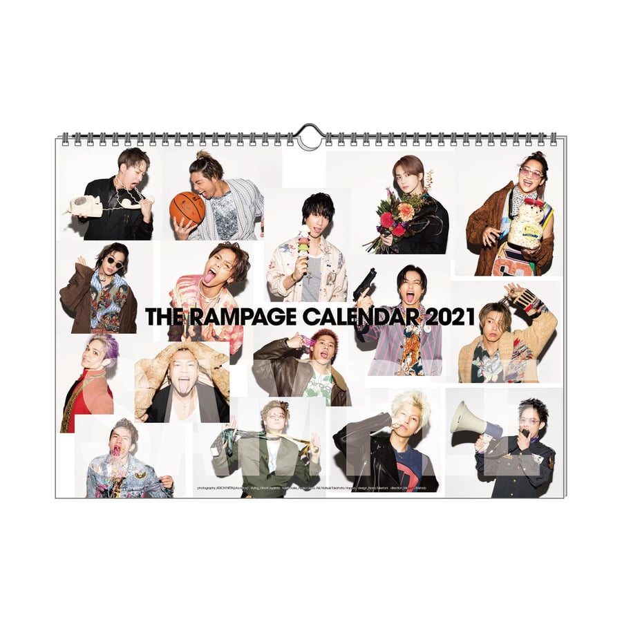 The Rampage 21 カレンダー 壁掛け Exile Tribe Station Vertical Garage Official Online Store バーチカルガレージ公式通販サイト