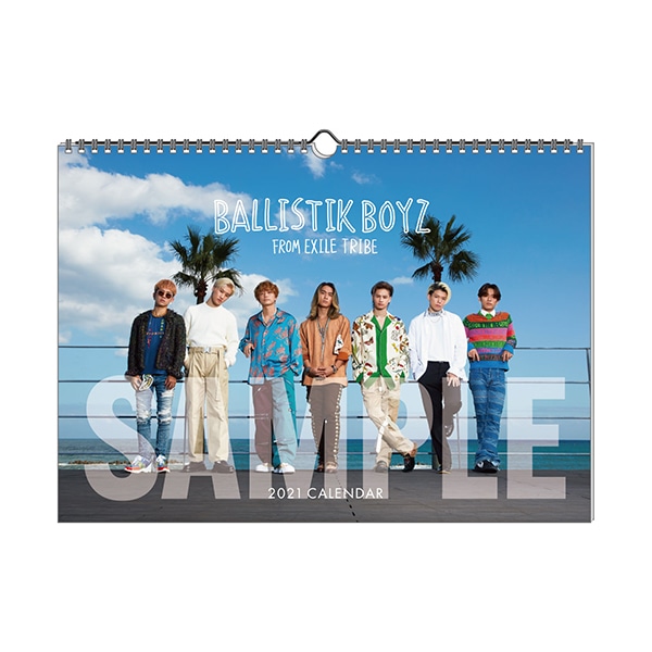 Ballistik Boyz 21 カレンダー 壁掛け Exile Tribe Station Vertical Garage Official Online Store バーチカルガレージ公式通販サイト
