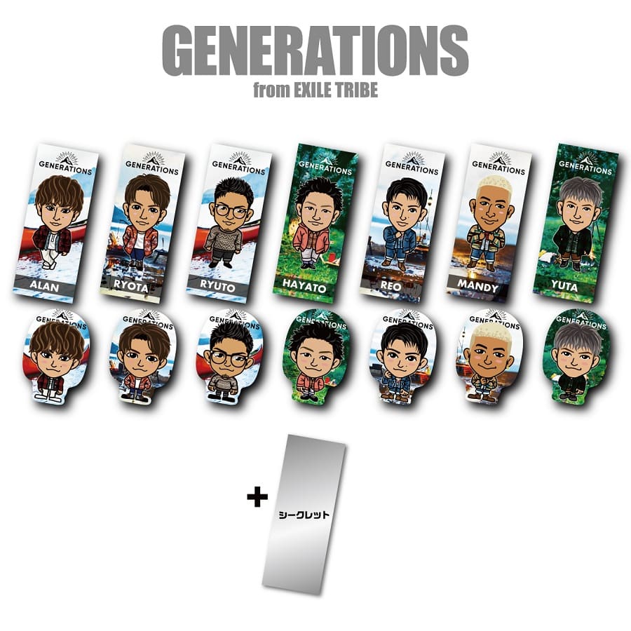 桜せんべい ステッカー2枚付き Generations Exile Tribe Station Vertical Garage Official Online Store バーチカルガレージ公式通販サイト