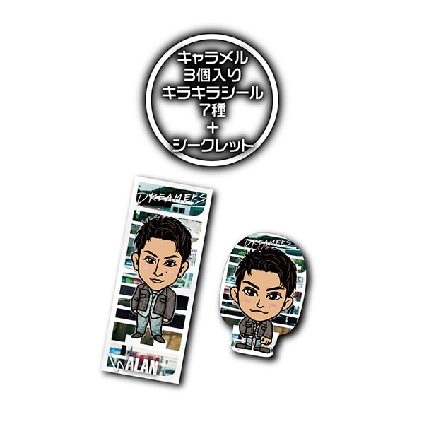 キャラメル ステッカー2枚付き Dreamers Ver Generations Exile Tribe Station Vertical Garage Official Online Store バーチカルガレージ公式通販サイト