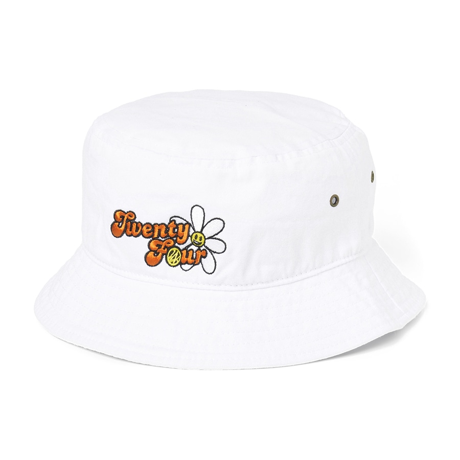 Flower Bucket Hat 詳細画像 White 1