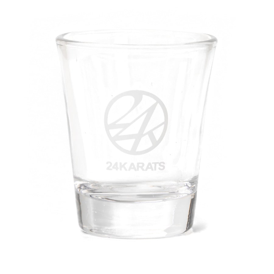 24 Logo Shot Glass 詳細画像 White 1