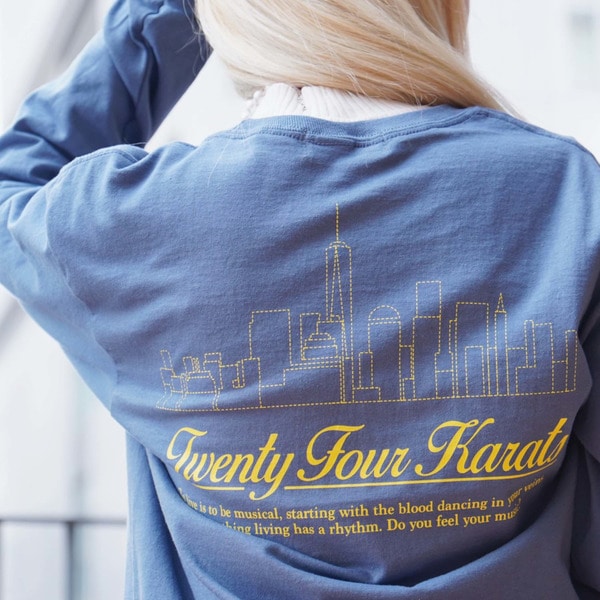 Nyc Skyline Tee LS 詳細画像