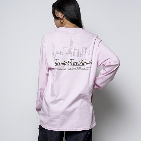 Nyc Skyline Tee LS 詳細画像