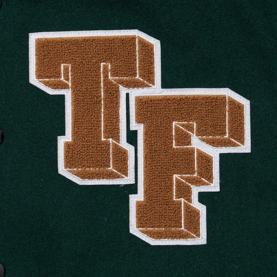 TF Logo Varsity Jacket 詳細画像 Green 6