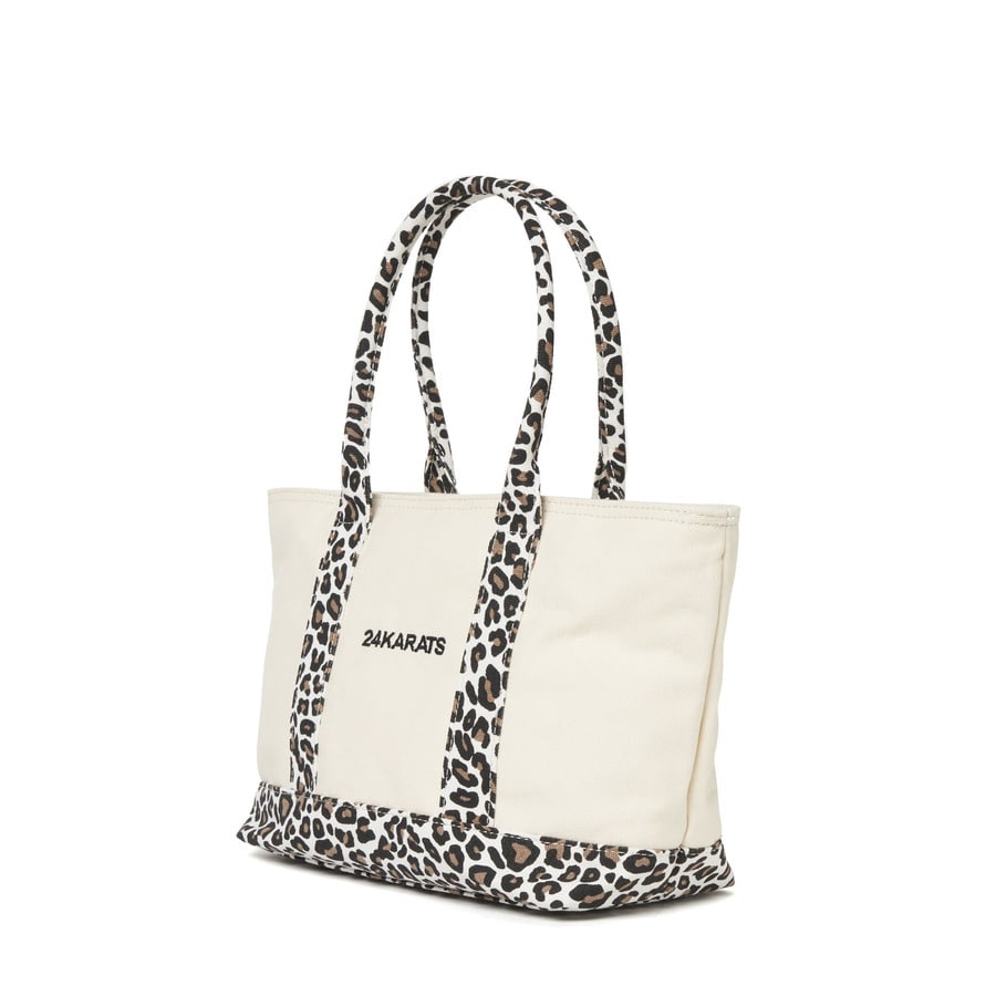 Leopard Tote Bag Mini 詳細画像 White 2