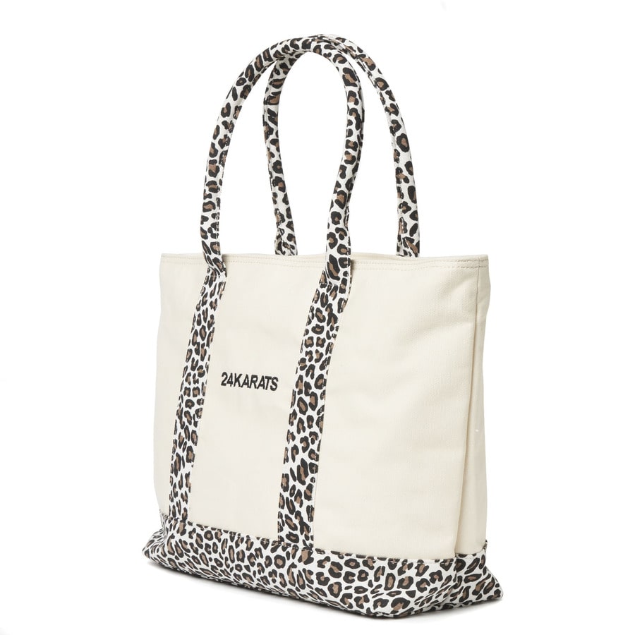 Leopard Tote Bag 詳細画像 White 2