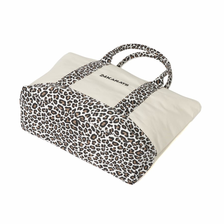 Leopard Tote Bag 詳細画像 White 7
