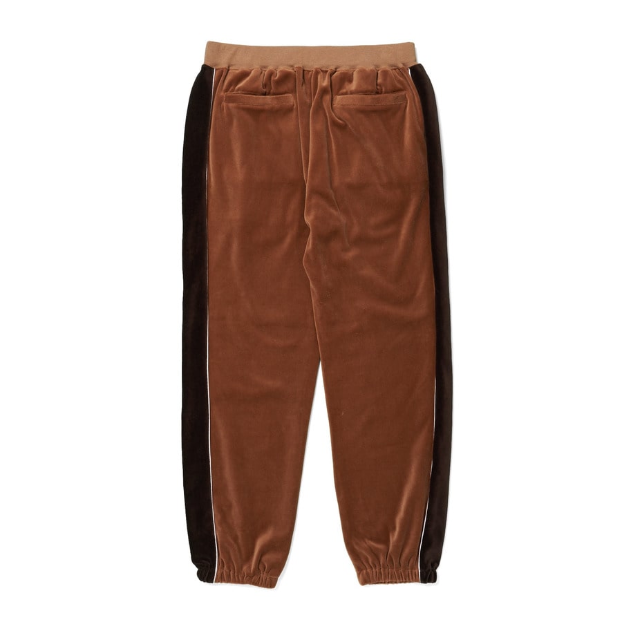 Throwback Velour Jersey Pants 詳細画像 Brown 1