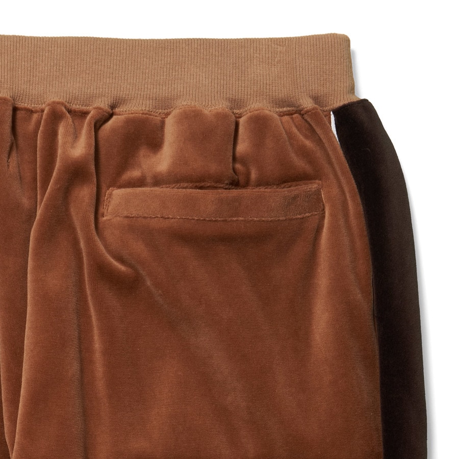 Throwback Velour Jersey Pants 詳細画像 Brown 4