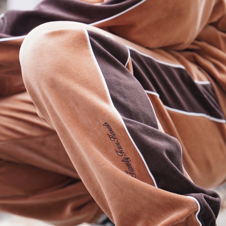 Throwback Velour Jersey Pants 詳細画像 Brown 8