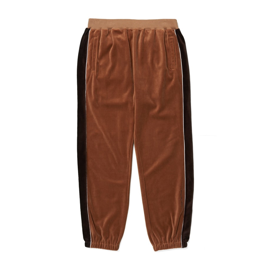 Throwback Velour Jersey Pants 詳細画像 Brown 1