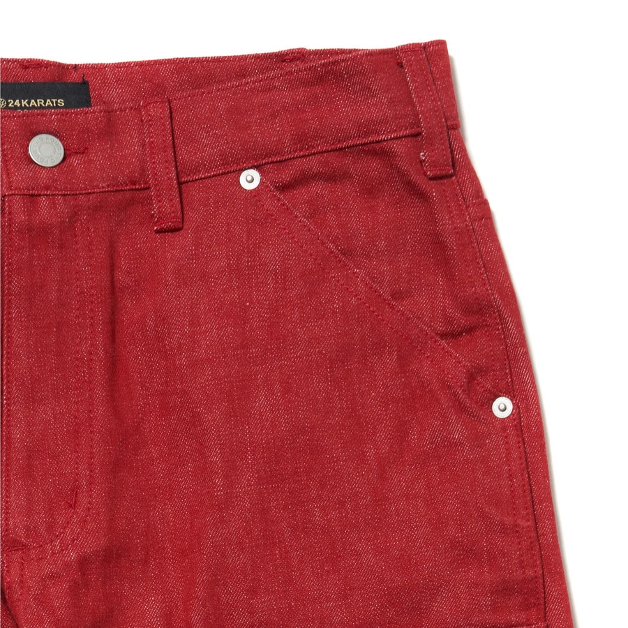 Washed Painter Denim  Pants 詳細画像 Red 4