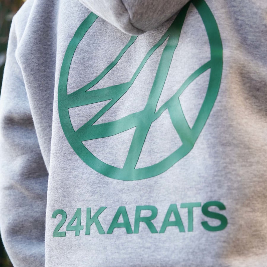 Essential Logo Zip Hoodie | 24KARATS | VERTICAL GARAGE OFFICIAL ...