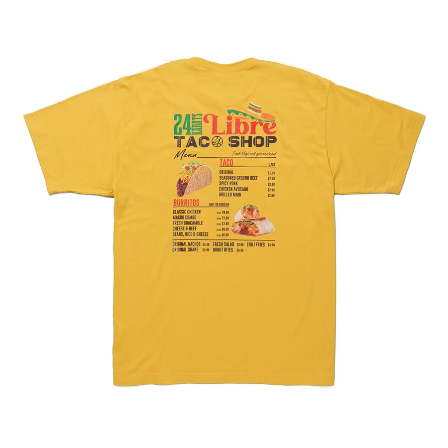 Libre Taco Tee SS 詳細画像 Yellow 1