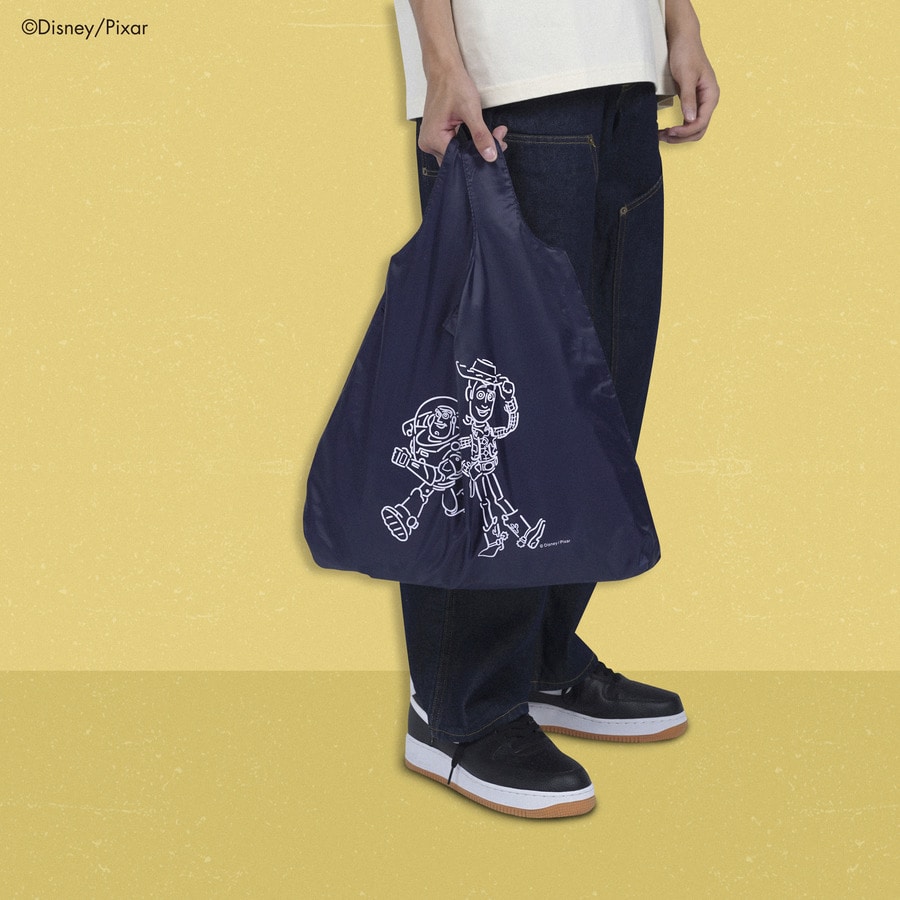 【TOY STORY】Buzz and Woody Eco Bag 詳細画像 Navy 10