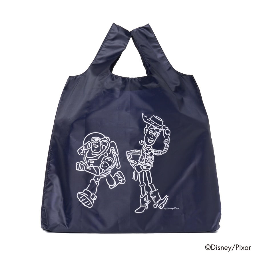 【TOY STORY】Buzz and Woody Eco Bag 詳細画像 Navy 1