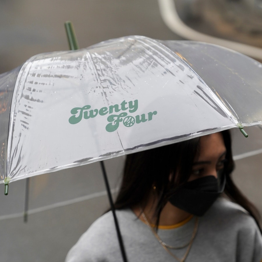 Logo Plastic Umbrella 詳細画像 Green 12