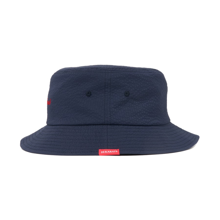 Seersucker Bucket Hat | 24KARATS | VERTICAL GARAGE OFFICIAL ONLINE