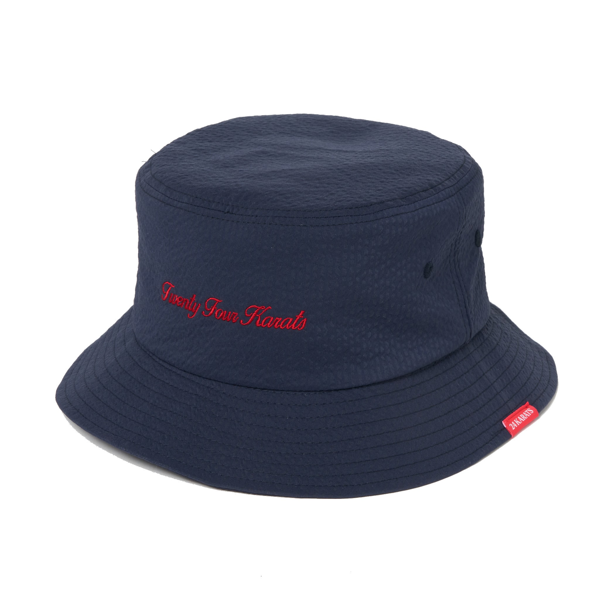 Seersucker Bucket Hat | 24KARATS | VERTICAL GARAGE OFFICIAL ONLINE