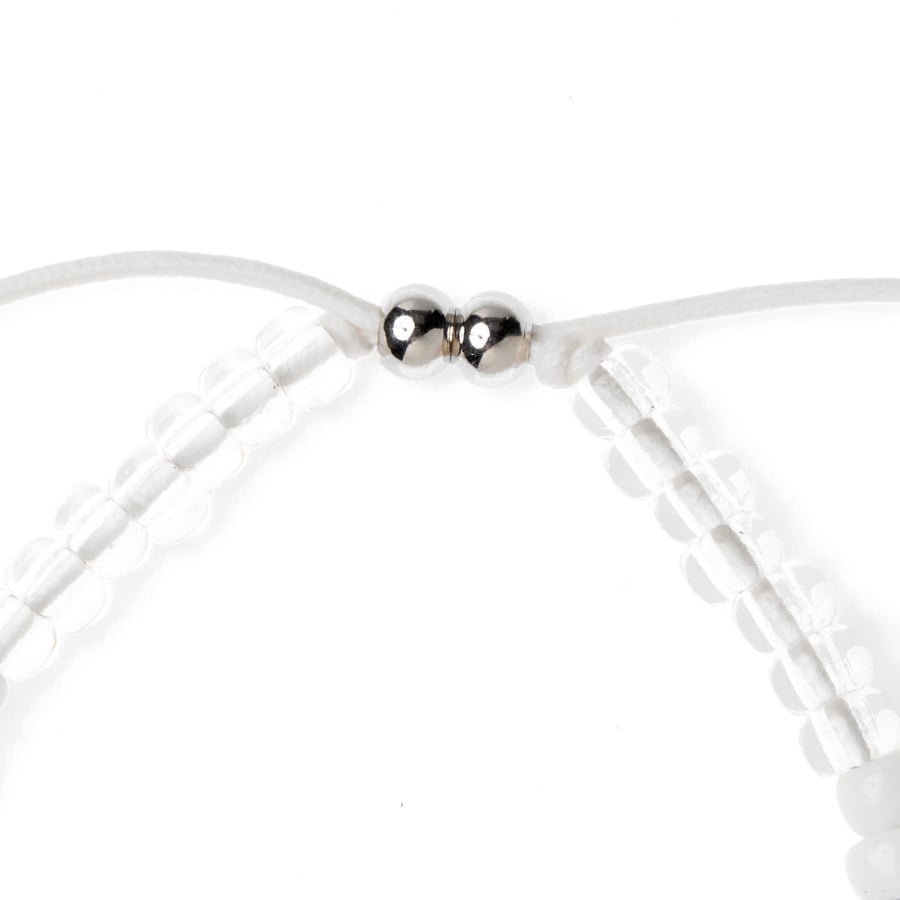 24 Beads Bracelet 詳細画像 White 3