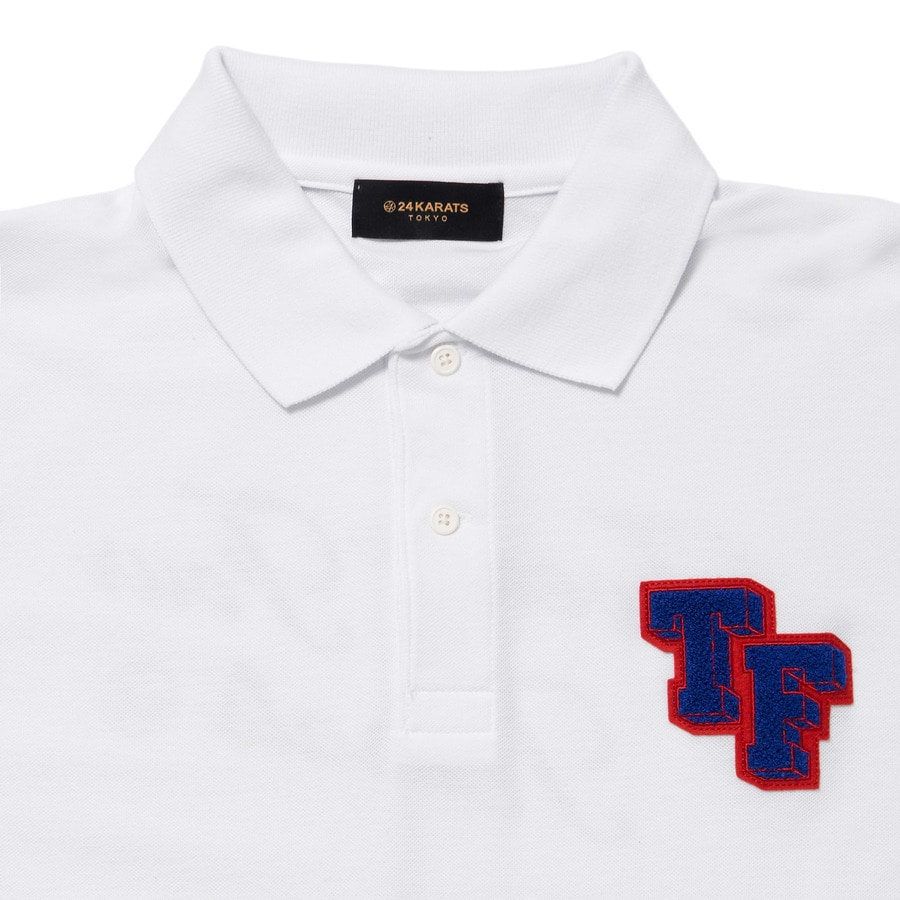 TF Logo Polo Shirt 詳細画像 White 3