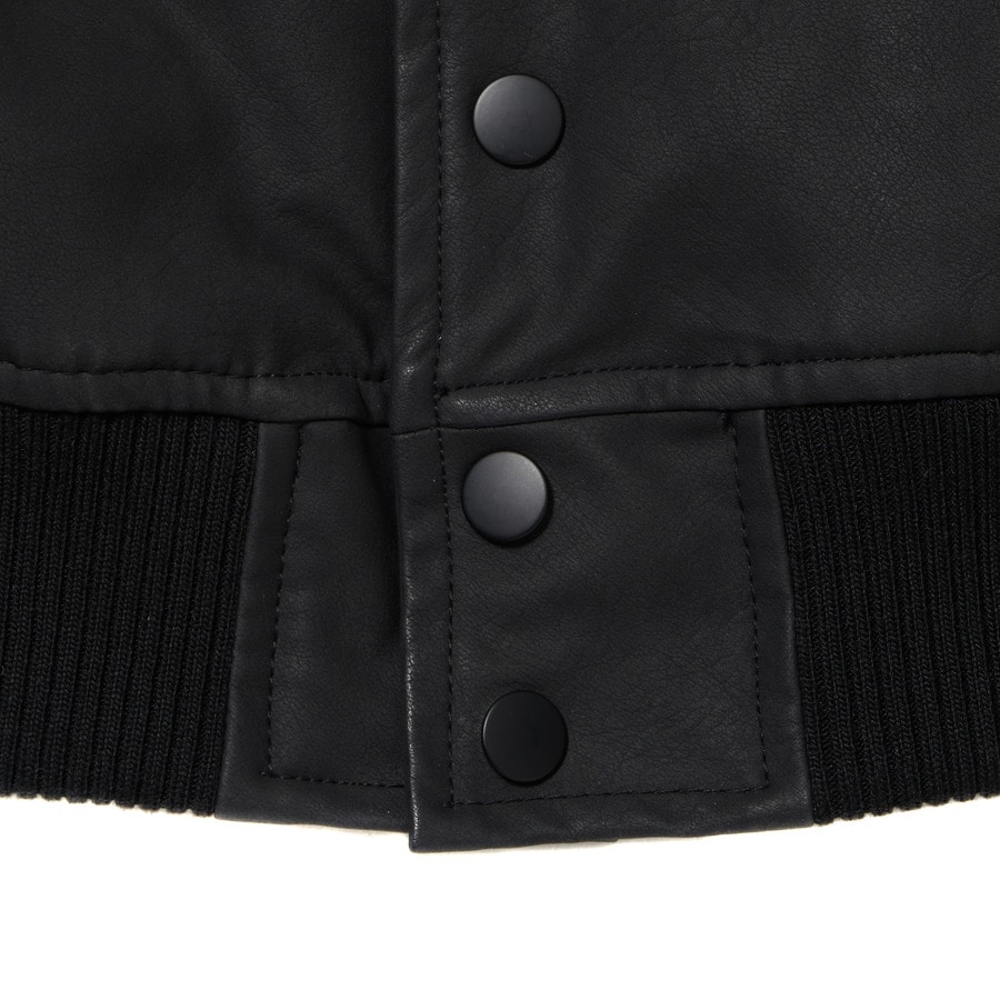 2000s Faux Leather Jacket 詳細画像 Black 6