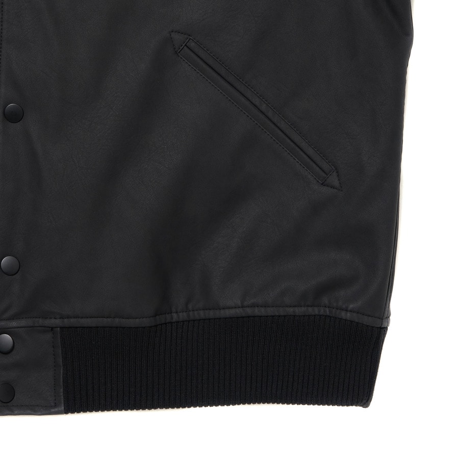 2000s Faux Leather Jacket 詳細画像 Black 7