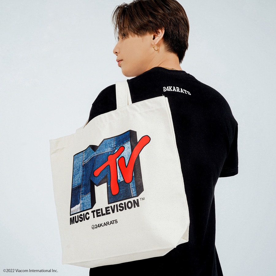 MTV X 24KARATS Tote Bag 詳細画像 White 7