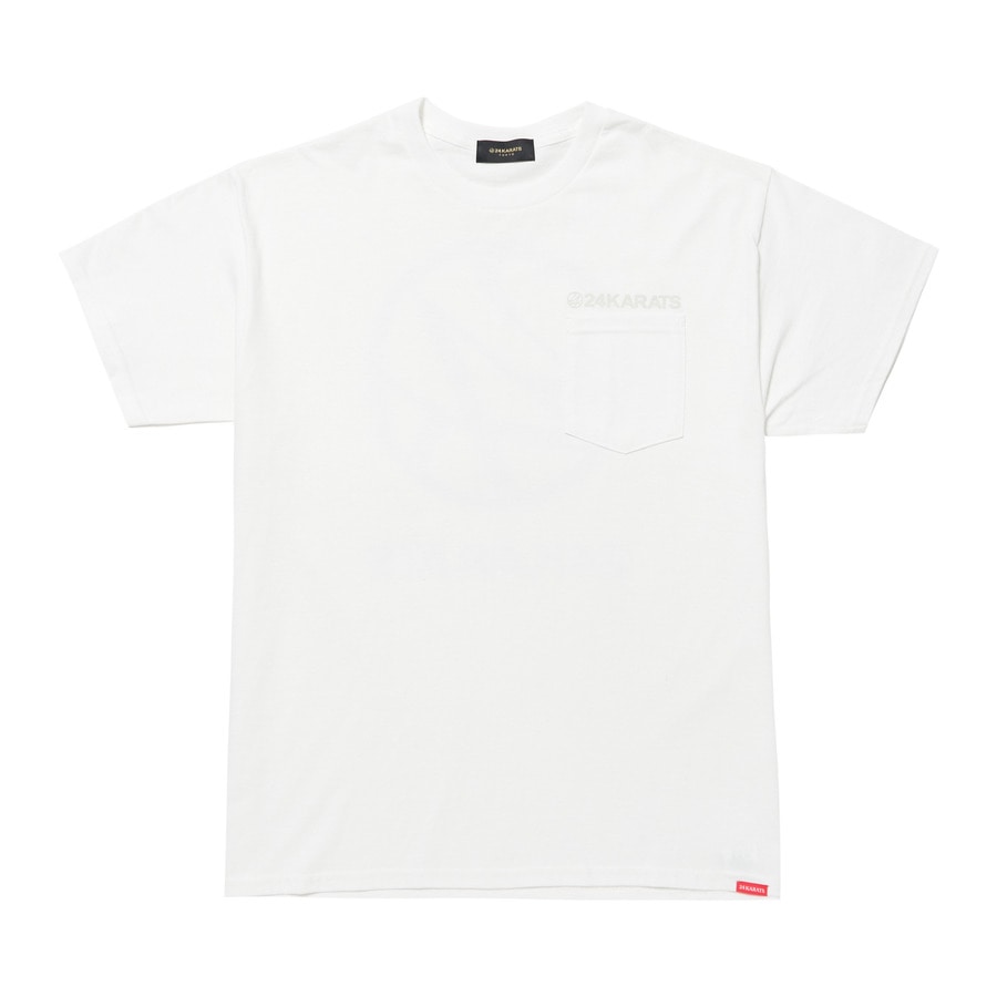 Circle Logo Pocket Tee SS 詳細画像 White 1