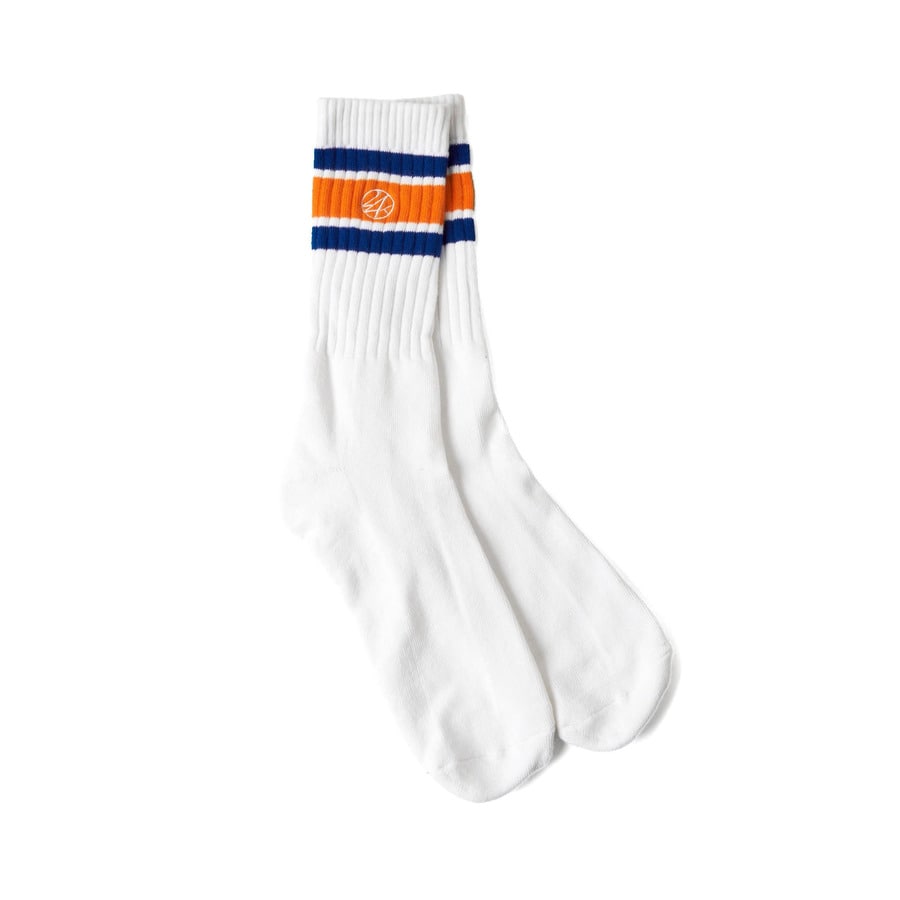 24 Line Socks (LIL LEAGUE Tour Support Wear) 詳細画像 White×Orange 1