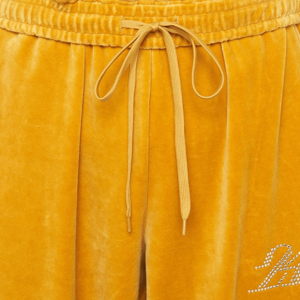 RHINESTONE VELOUR JERSEY SET-UP 詳細画像 Mustard 8