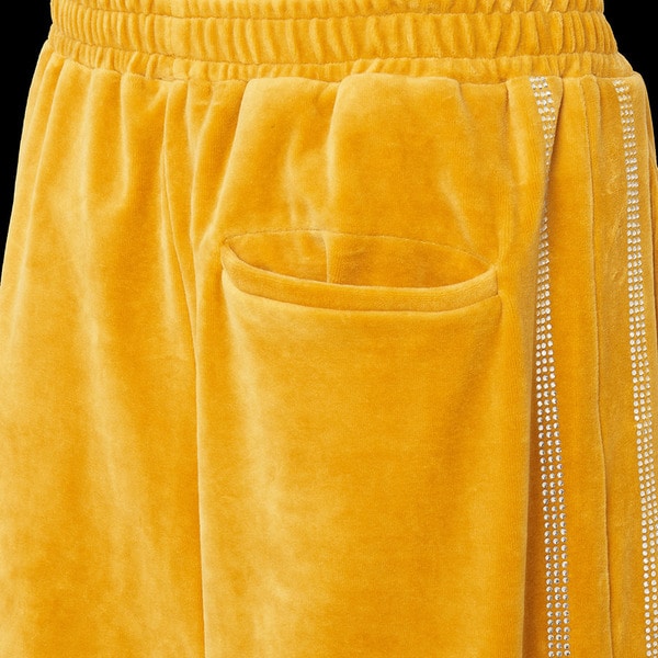 RHINESTONE VELOUR JERSEY SET-UP 詳細画像 Mustard 9