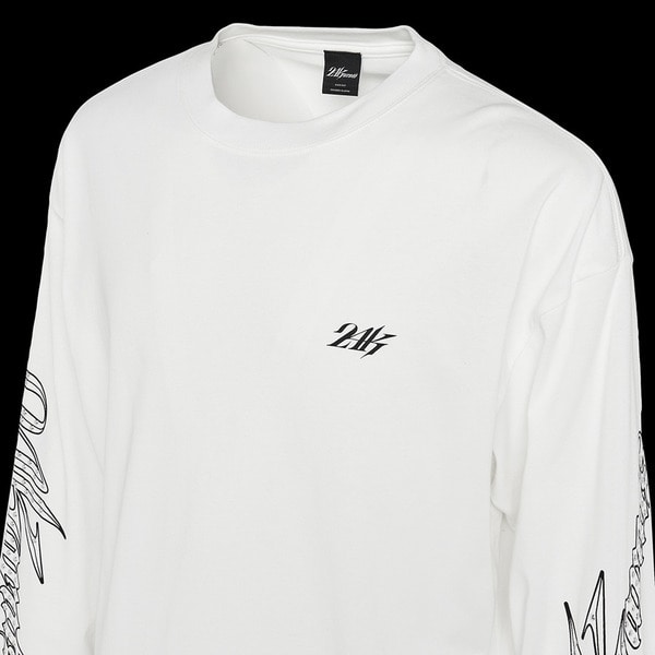 24K LS TEE 詳細画像 O.White 3