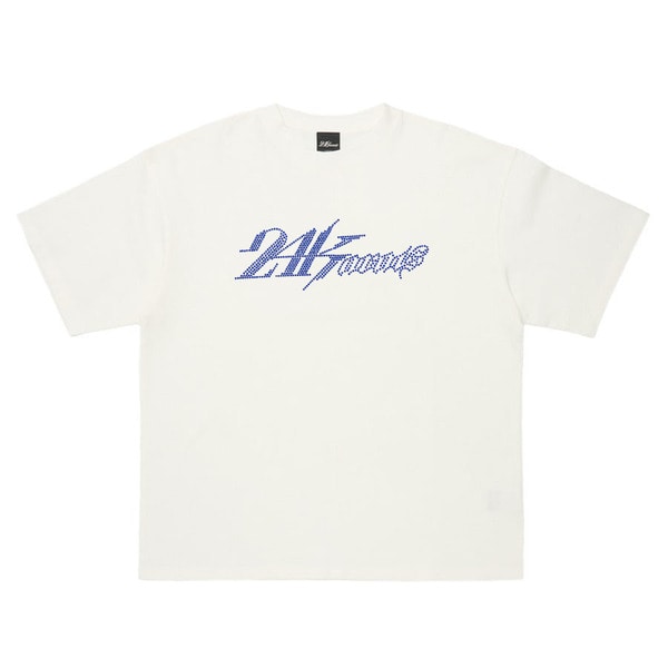 24Karats SS Tee 詳細画像 White&times;Blue 1