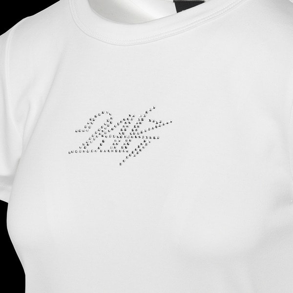 WMNS RHINESTONE TEE 詳細画像 O.White 3