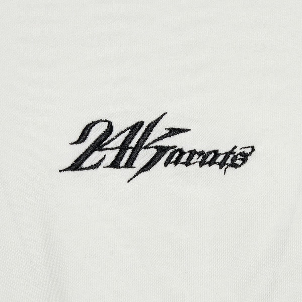OVER PRINT NECK TEE SS 詳細画像 O.White 3
