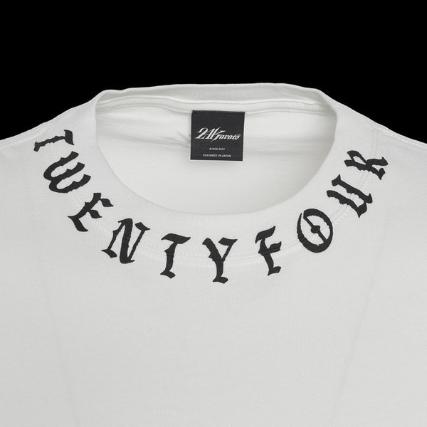 OVER PRINT NECK TEE SS 詳細画像 O.White 4