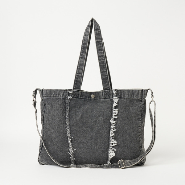 CLASSIC DENIM 2WAY SHOULDER BAG 詳細画像 Black 2