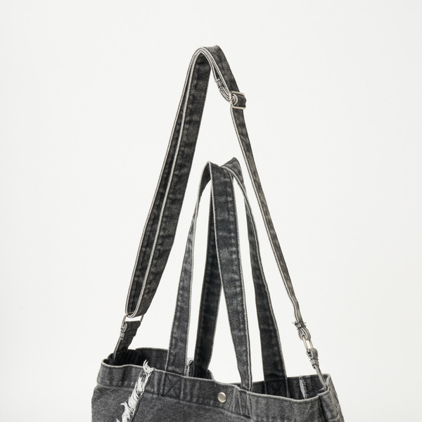 CLASSIC DENIM 2WAY SHOULDER BAG 詳細画像 Black 4