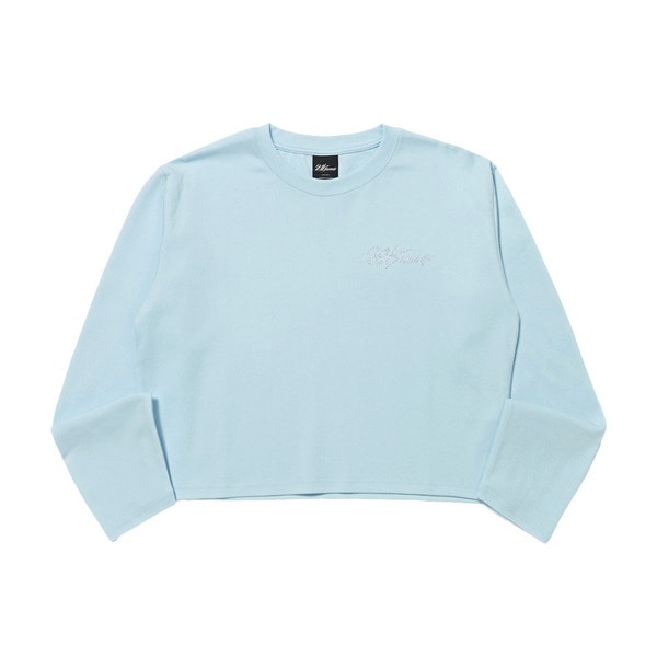 WMNS RHINESTONE LS TEE 詳細画像 L.Blue 1