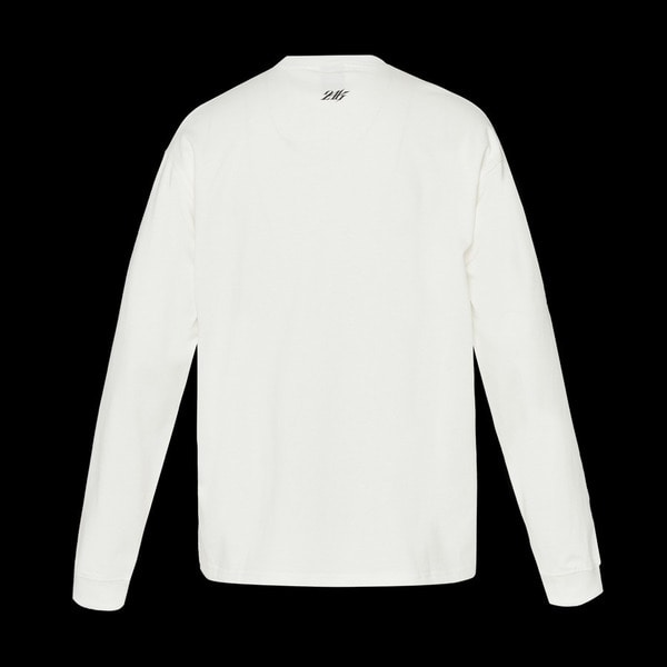 CHROME LOGO LS TEE 詳細画像 White 2