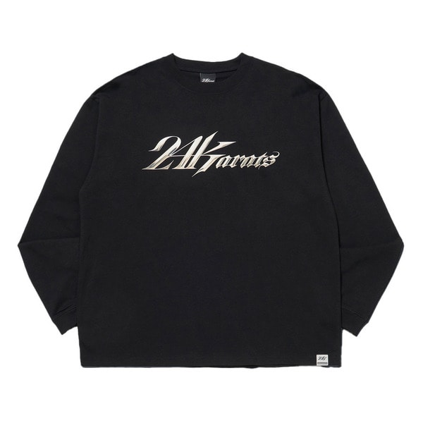 CHROME LOGO LS TEE 詳細画像 Black 1