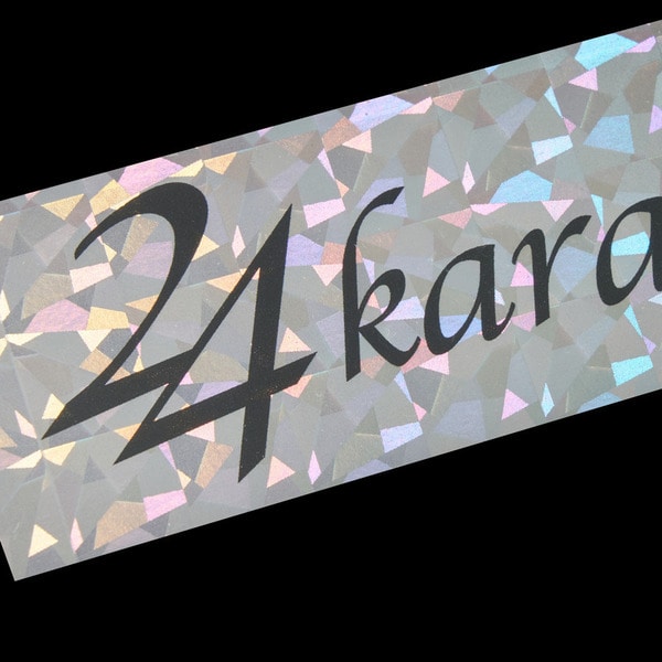 Slanted Logo Sticker 詳細画像 Black 2